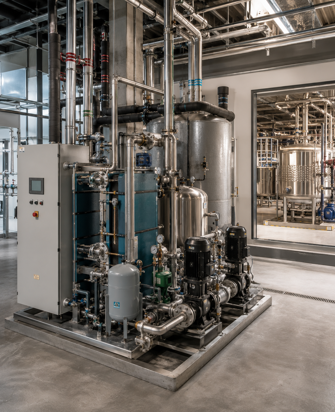 Heat Pump System Hydronic Engineering Diagram